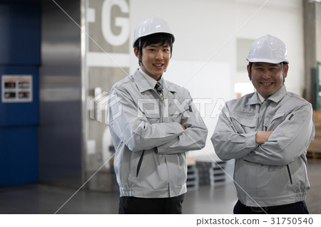 Logistics warehouse Working people 31750540