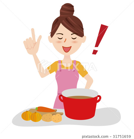 Young housewife kitchen 31751659