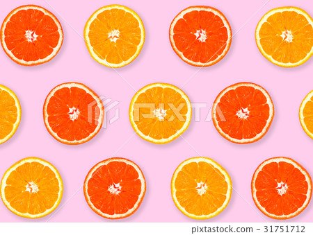 Half of orange isolated on white background 31751712