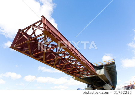 Construction of an overpass in Moscow. Construction of an overpass in Moscow. 31752253