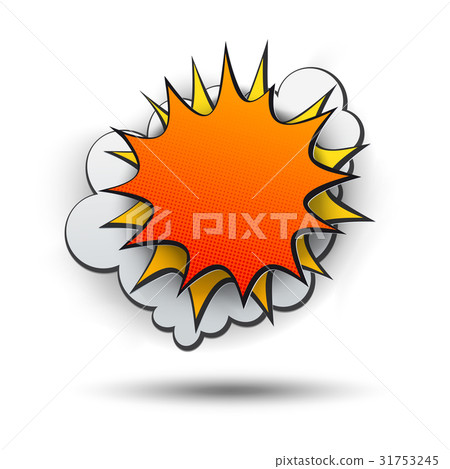 Comic style bubble 31753245