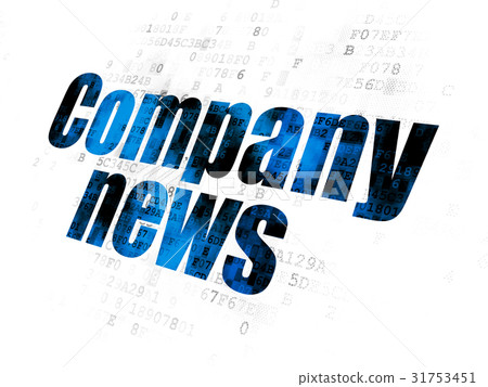 News concept: Company News on Digital background 31753451