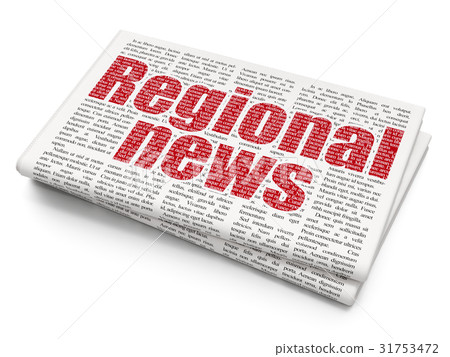 News concept: Regional News on Newspaper 31753472