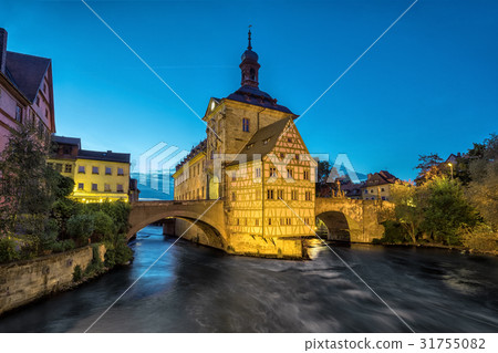 Old Town Hall of Bamberg in the evening, Germany 31755082