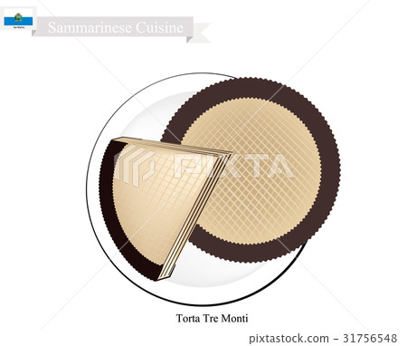 Sammarinese Chocolate Layered Wafer Cake 31756548