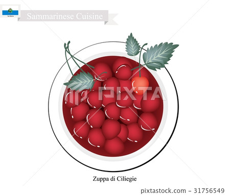 Zuppa di Ciliegie or Sammarinese Cold Cherry Soup 31756549