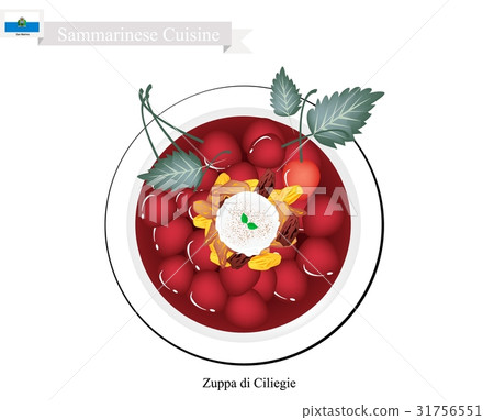 Zuppa di Ciliegie or Sammarinese Cold Cherry Soup 31756551