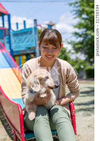 Walk with my dog 31756594