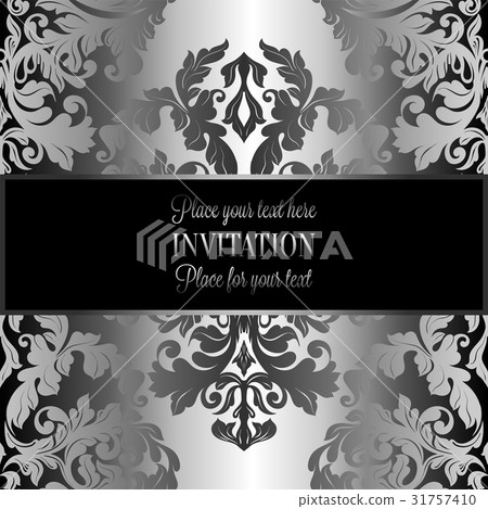 Baroque background with antique ornaments Baroque background with antique ornaments 31757410