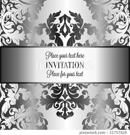 Abstract background with luxury gray and metal  31757826