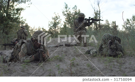 Soldiers prepared to fight 31758094