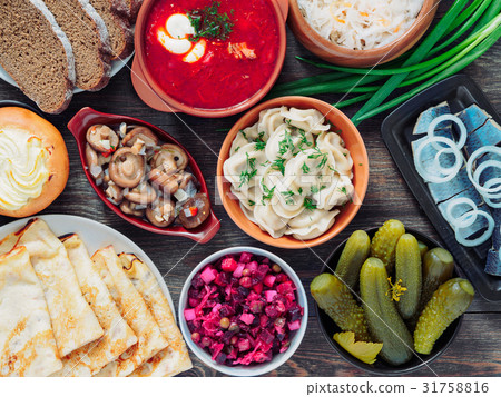 russian food assortment russian food assortment 31758816