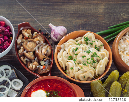russian food assortment russian food assortment 31758818