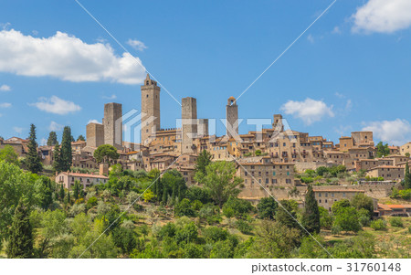 Panoramic view of San Gimignano Tuscany Italy 31760148