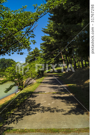 Shinshu / Nagano Prefecture Nagano prefecture Yaehara Arts Mura Park along the Mikujyo Pedestrian street Shinshu / Nagano Prefecture Nagano prefecture Yaehara Arts Mura Park along the Mikujyo Pedestrian street 31767298