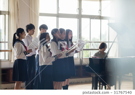 Choral practice scenery Choral practice scenery 31767540