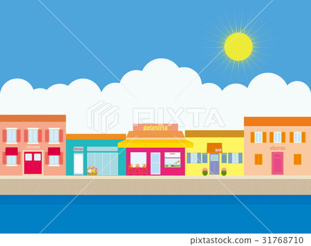 城市景觀海洋雲太陽 城市景觀海洋雲太陽 31768710