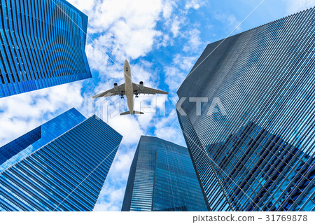 Modern of skyscraper building. Modern of skyscraper building. 31769878