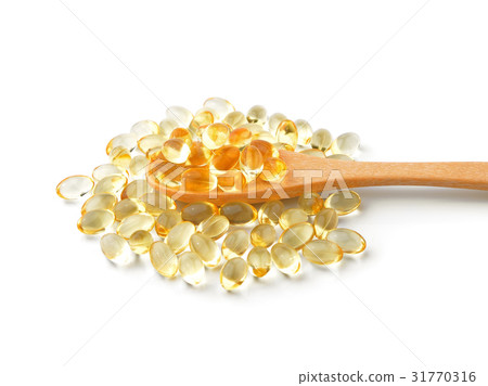 Fish Oil on white background Fish Oil on white background 31770316