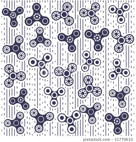 Vector illustration of pattern of fidget spinner 31770610
