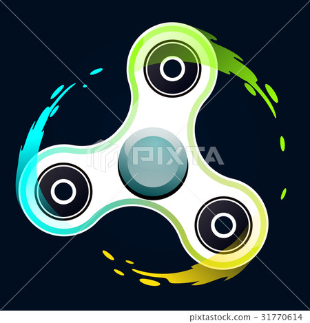 Vector illustration of realistic fidget spinner 31770614