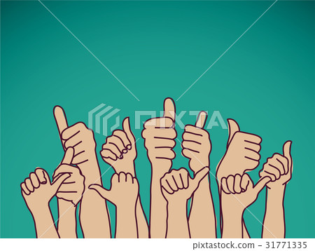 like hands sign and sky. 31771335