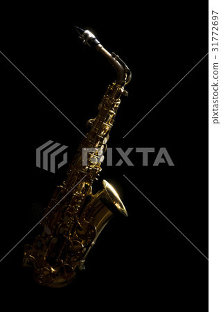 alto saxophone in the dark 31772697