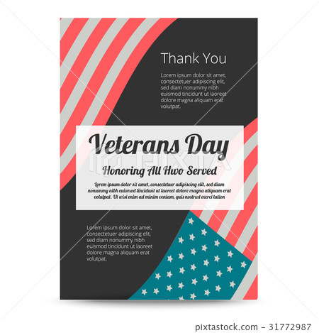 Veterans Day Banner Stock Illustration 31772987 Pixta