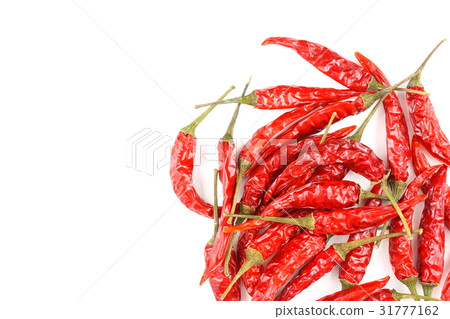 dried thai chili peppers isolated dried thai chili peppers isolated 31777162