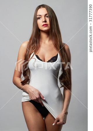 Beautiful woman in underwear 31777390