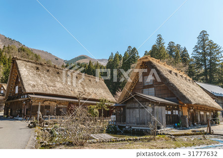 Shirakawago old houses with joint-building Shirakawago old houses with joint-building 31777632