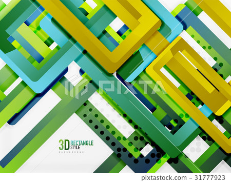 Rectangle tube elements, vector background 31777923