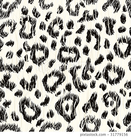 Bright snow leopard skin seamless pattern 31779156