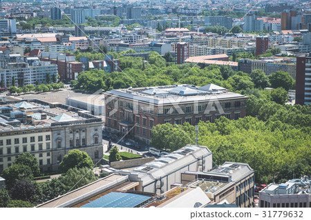 city aerial -Bberlin skyline, Martin Gropius Bau city aerial -Bberlin skyline, Martin Gropius Bau 31779632