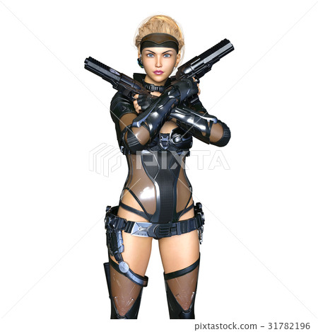 Female fighter 31782196