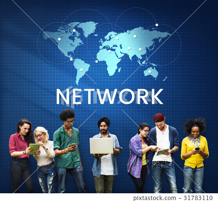 Global Network Connection Internet Worldwide Global Network Connection Internet Worldwide 31783110