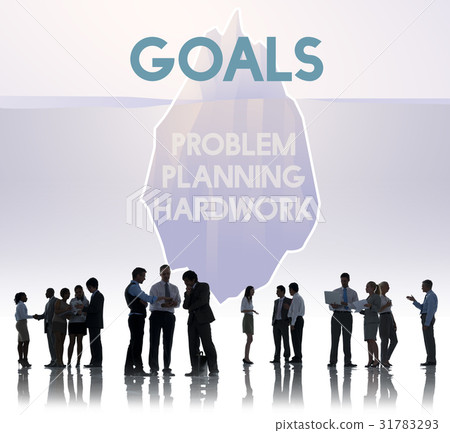 Problem Planning Hard Work Achievement Iceberg Graphic Problem Planning Hard Work Achievement Iceberg Graphic 31783293