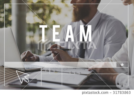 Collaboration Teamwork Business Strategy Target Word Collaboration Teamwork Business Strategy Target Word 31783863