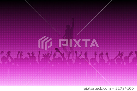 silhouette of people raise hand up in concert silhouette of people raise hand up in concert 31784100