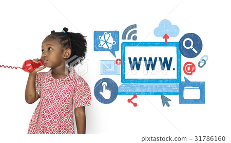 Network connection graphic overlay background 31786160