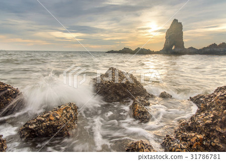 seascape sunset for background seascape sunset for background 31786781