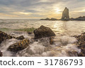 seascape sunset for background 31786793