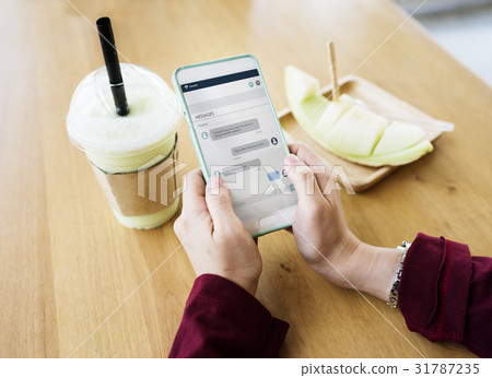 Cafe Drink Honeydew Relax Technology Connecting Cafe Drink Honeydew Relax Technology Connecting 31787235