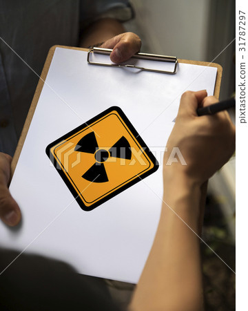 Propeller Sign Attention Banner on Paper Propeller Sign Attention Banner on Paper 31787297