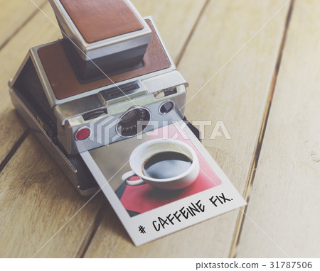 Caffeine fix coffee lover word 31787506