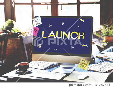 Brand Goals Launch Startup Success Vision Concept Brand Goals Launch Startup Success Vision Concept 31787641