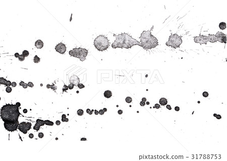 Abstract black ink splash 31788753
