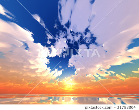 Wind and clouds with the sea 31788804