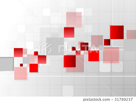 Abstract futuristic technology red grey background 31789237