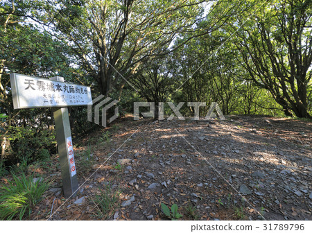 天堂城堡本丸遺址(贊岐國家的中世紀山城堡) 天堂城堡本丸遺址(贊岐國家的中世紀山城堡) 31789796